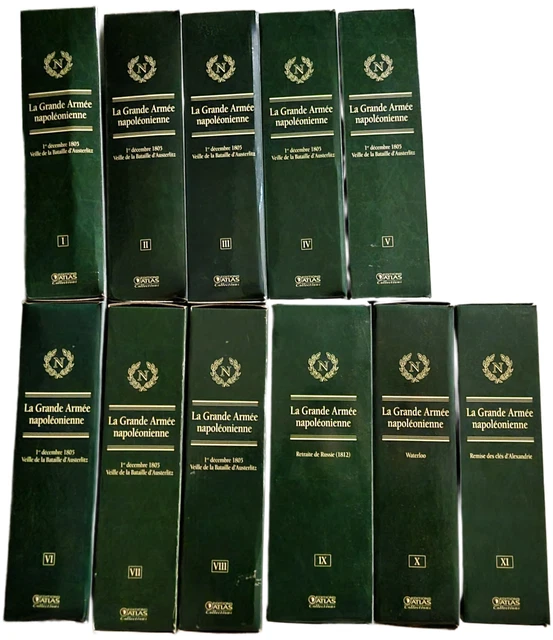 Lot complet – La Grande Armée Napoléonienne (3 coffrets Atlas