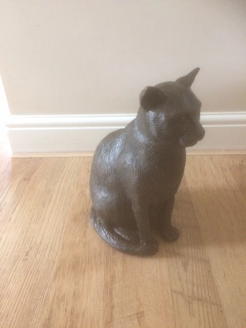 Cat Sitting Urn, Pet Memorial, Cat Urns For Ashes, Casket Urn 2