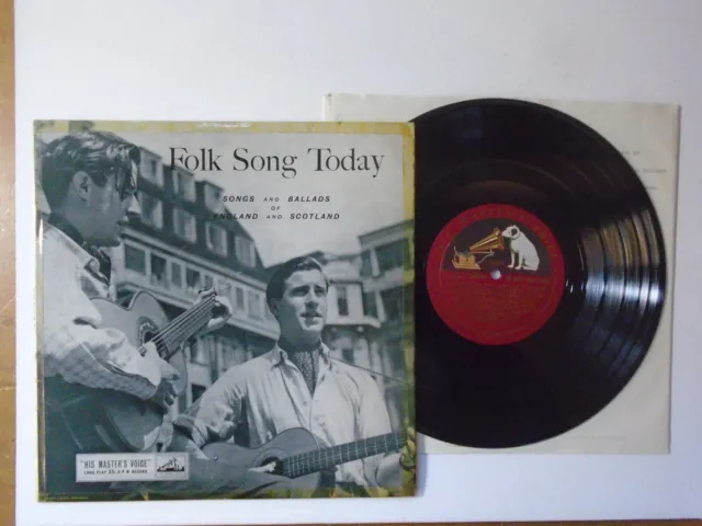 Various inc Shirley Collins"Folk Song Today"HMV DLP 1143 10" vinyl record ex-ex