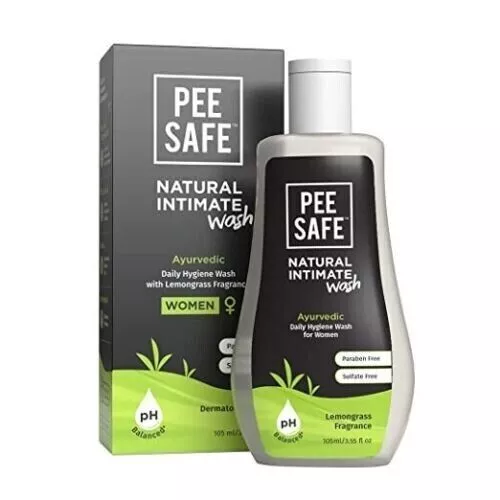 Pee Safe Natural Intimate Wash Lemongrass Fragrance 105ml