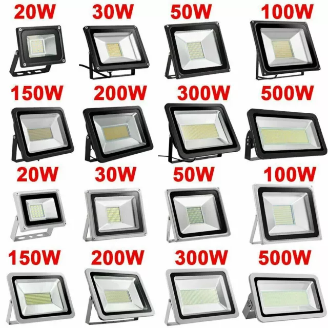 ⭐⭐⭐⭐⭐ LED Fluter Strahler 10W 30W 50W 100W SMD Außen IP65 Scheinwerfer Flutlicht