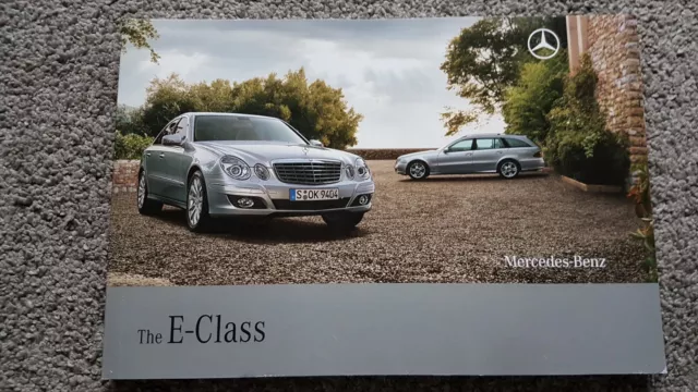Mercedes Benz E Class W211 Sales Brochure 2008