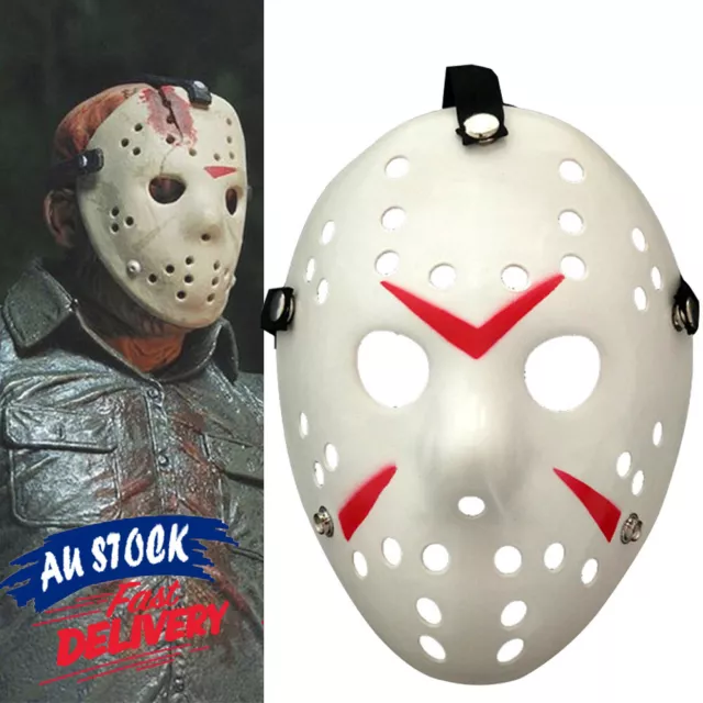 The 13th Horror Movie Halloween Hockey Jason Voorhees Mask Costume Friday Prop