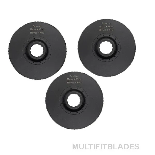 3 x 4" Flush Cut Bi-Metal Circular Saw Blade -Festool Vecturo, Fein Supercut Fit