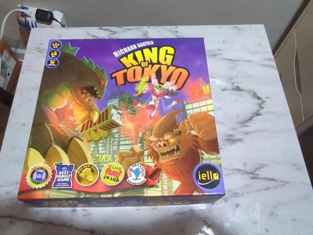 King of Tokyo Board Game COMPLETE Iello 2015 GigaMonster Richard Garfield