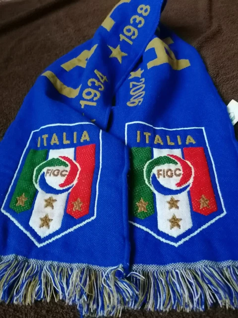 GIEMME Sciarpa Italia Nazionale Unisex Uomo Donna Adulto E Bambino, Blu, Taglia Unica - 9