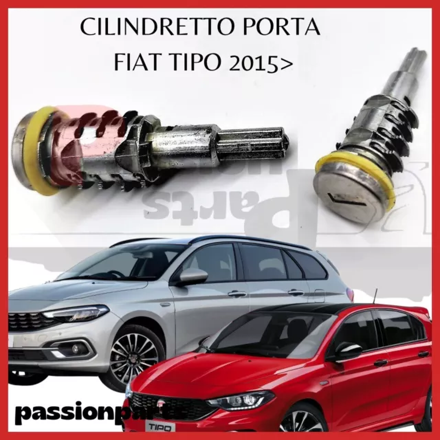 Serratura Porta Fiat Tipo Dal 2015 4P Sw Per Chiave Piatta Nottolino Cilindretto