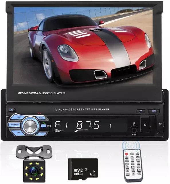 1 DIN AUTORADIO Bluetooth - Podofo Navigation GPS Poste Radio Voiture +  caméra EUR 179,99 - PicClick FR
