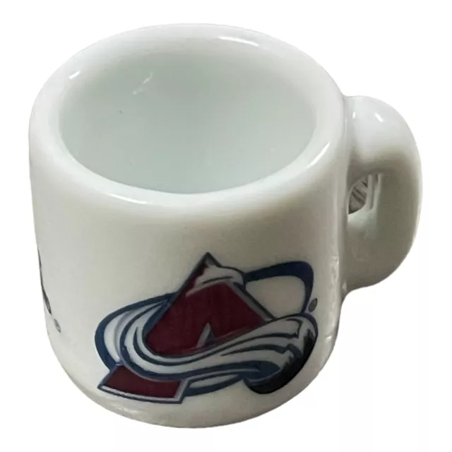 Colorado Avalanche NHL Vintage Franklin Mini Gumball Ceramic Hockey Mug In Case