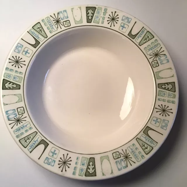 Vintage Taylor Smith Cathay Atomic Soup Salad Cereal Bowls 7.5" (Set of 6)