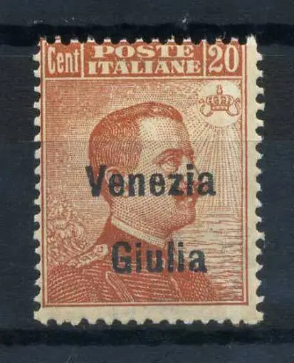 Venezia Giulia 1918 Sass. 23 MNH 100% Overprinted, 20