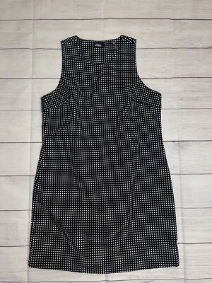 Women's Size 10 Kate Spade Saturday Black White Shift Dress