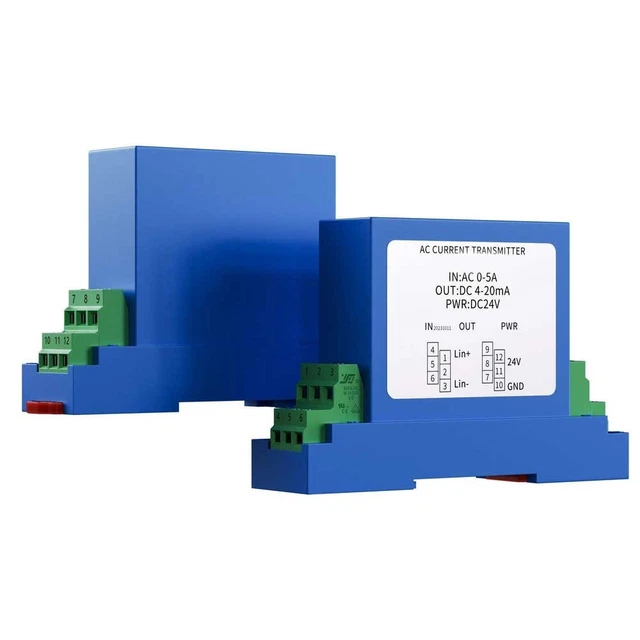 PLASTIC AC VOLTAGE Sensor for DC 24V and AC 0 5A with 4 to 20mA Output ...