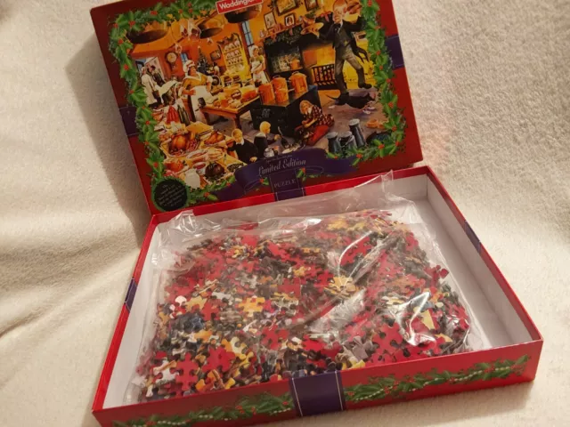 Waddingtons A Festive Feast 1000 piece Limited Edition Christmas jigsaw New