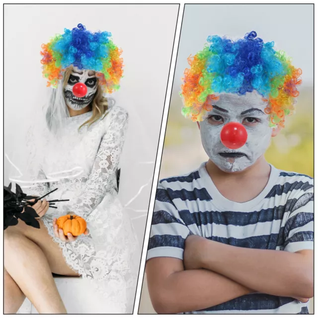 Accessori Clown Cosplay Clown Travestimento Parrucca Clown-Costume Halloween 2