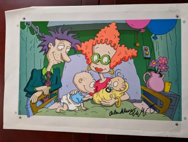 RUGRATS  MOVIE Animation Cel Pickles Family SIGNED by Arlene Klasky Gabor Csupo