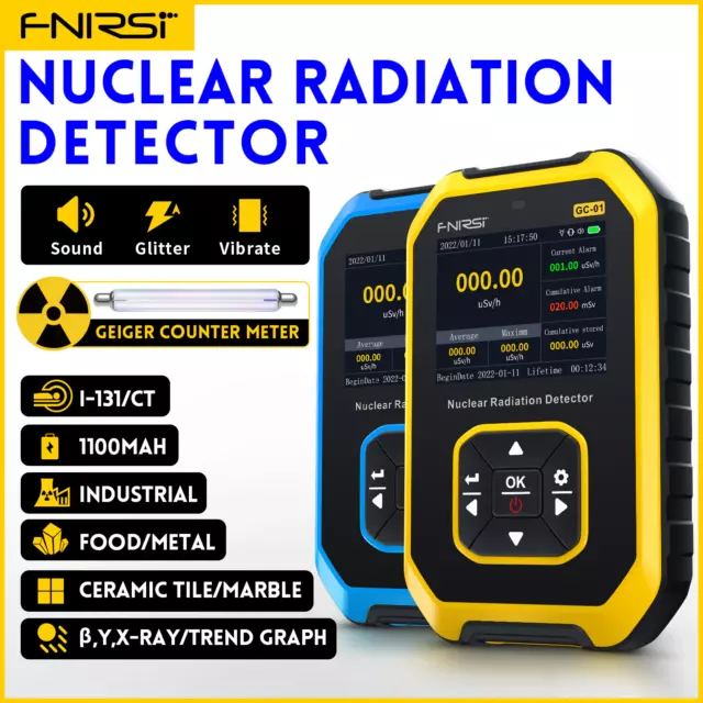 Compteur Geiger Rayons X Nucleaire Testeur Detecteur Dosimetre ☢