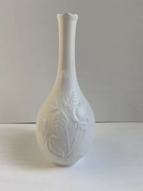 Mid Century. Kaiser Germany. Porcelain Bud Floral Vase. No.664. Signed M. Frey