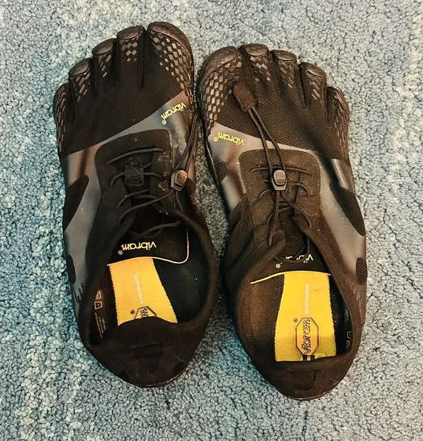 Vibram FiveFingers KSO EVO Black Shoes Men's Size 10.5