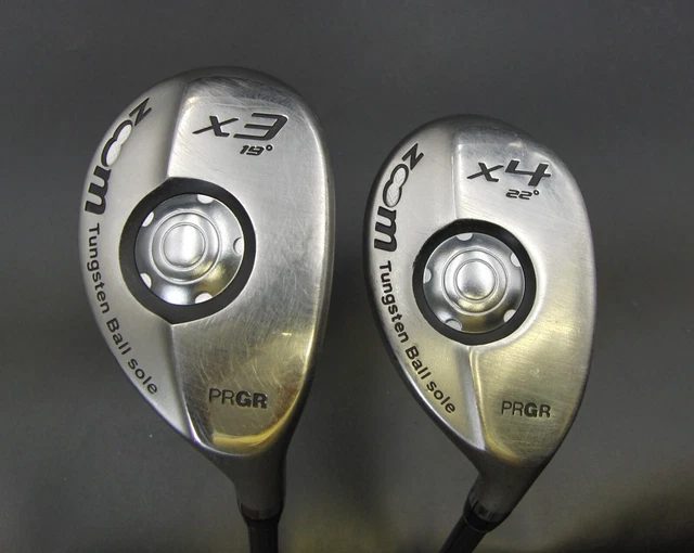 Japanese Set of PRGR 2 Zoom X3-X4 22°&19° PRGR Regular Graphite Shaft Japanese Set of PRGR 2 Zoom X3-X4 22°&19° PRGR Regular Graphite Shaft