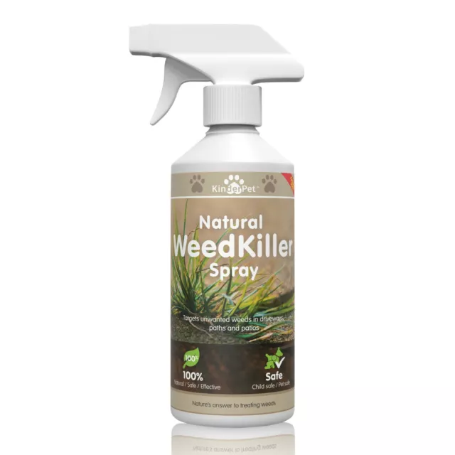 NATURAL WEEDKILLER For Paths Patios Drives PET & CHILD SAFE MADE IN THE UK 500ml