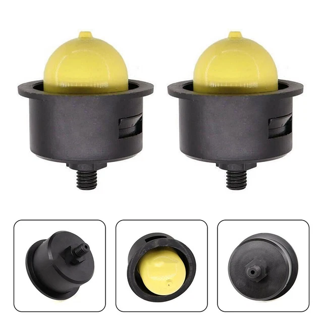 Bouchon Plastique 47x19.5mm Briny River - 2 Bouchons Réservoir Carburant Pour Tondeuse | Compatible Fuxtec, Güde, Rotfuchs | 47x19,5 Mm | Filetage 33,5 Mm Bouchon Tondeuse Noire Plastique
