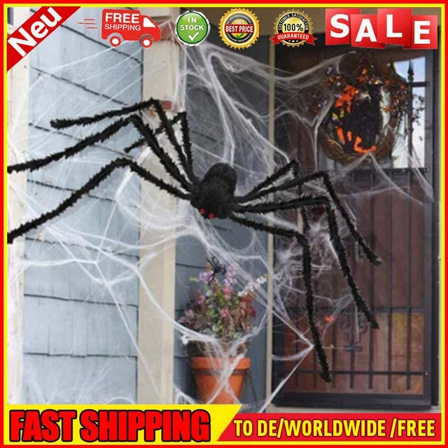 100 Ragni Piccoli Realistici In Plastica Nera Per Decorazioni Halloween - VIKY - 20x13 Mm