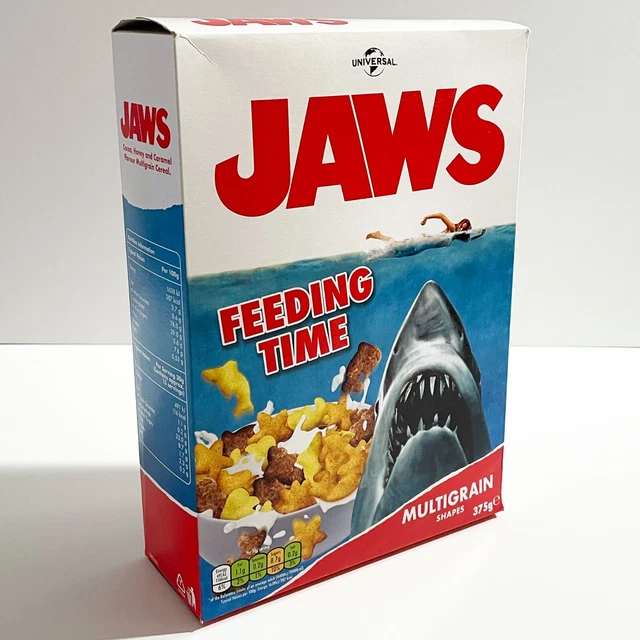 JAWS Feeding Time Officially Licensed UK Cereal Universal Studios Sealed/NEW