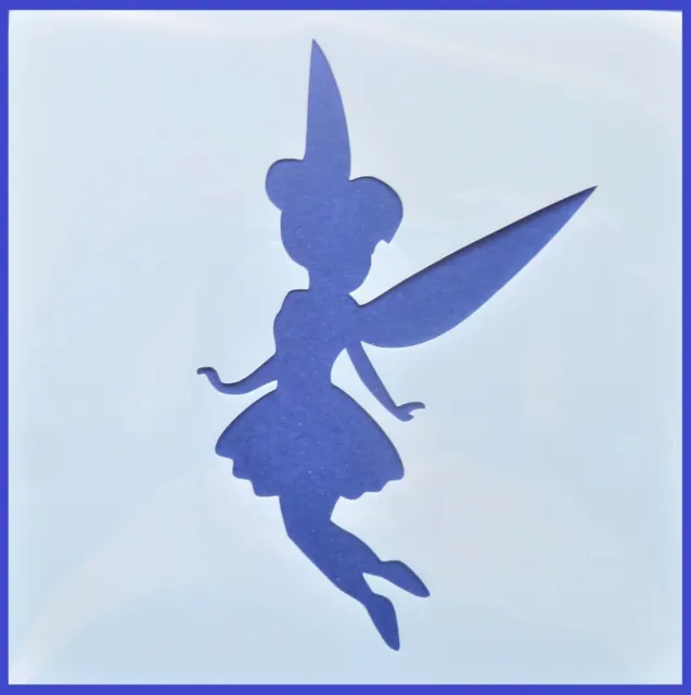 Flexible Stencil *FAIRY #2* Flying Fairy Wings Card Making 10cm x 10cm