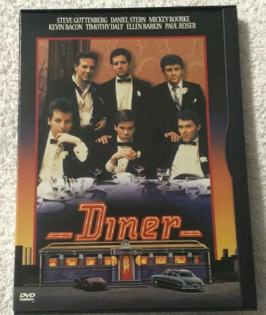 Diner DVD - 1982 - Widescreen - Mickey Rourke, Kevin Bacon, Timothy Daly