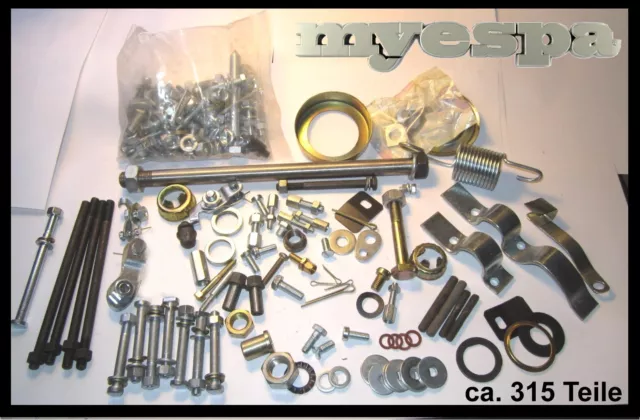 Vespa Schrauben Satz Kit 315 Teile P PE PX 80 125 150 200 E Lusso LML NV Star