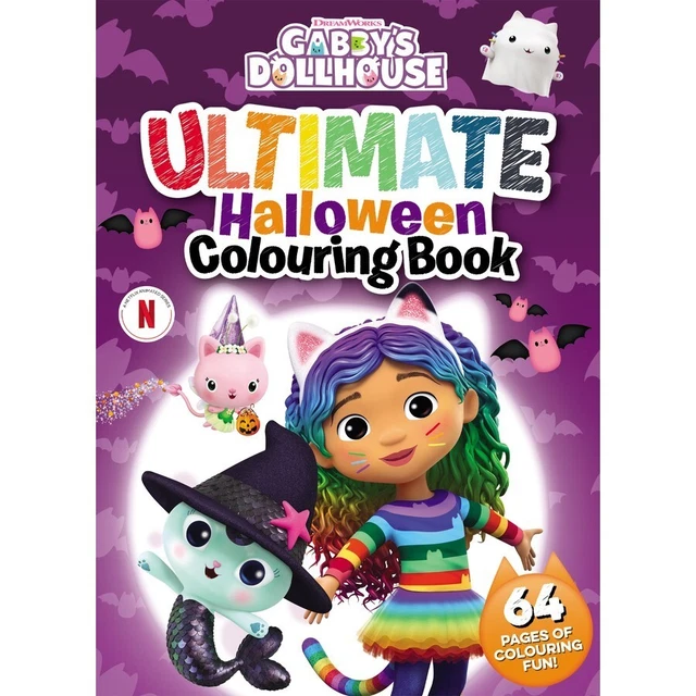 ~ GABBY’S DOLLHOUSE Ultimate Halloween Colouring Book ~ Halloween ~ EUR ...