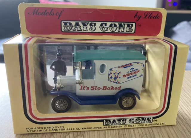 LLedo Days Models of Days Gone Wonder Bread Its Slo-Baked Diecast Van 1983
