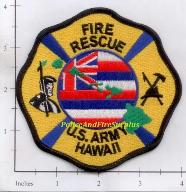 Hawaii - US Army Fire Rescue HI Fire Dept Patch