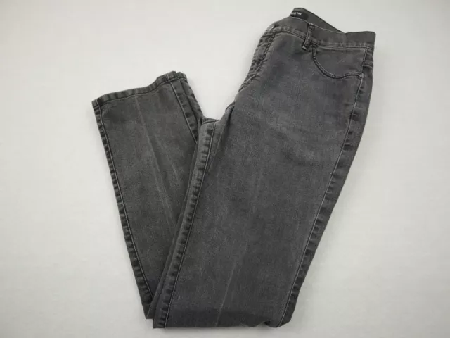 Lafayette 148 Jeans Women 6 Black Solid Straight Leg New York Stretch Cotton