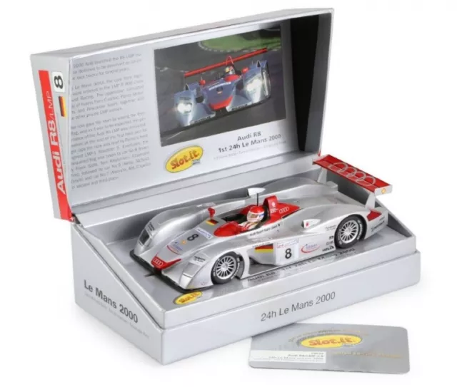 Slot.it  Audi R8 24h Le Mans 2000 limited M 1:32 neu 2