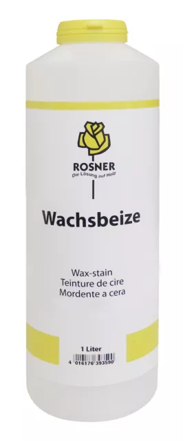 Rosner Wasserbasierende Wachsbeize Holzbeize R126 1 Liter Beize Nadelholz