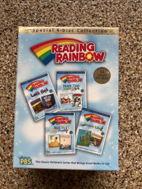 READING RAINBOW FAVORITES (4 DVD) - Multiple Formats Box Set Color 
