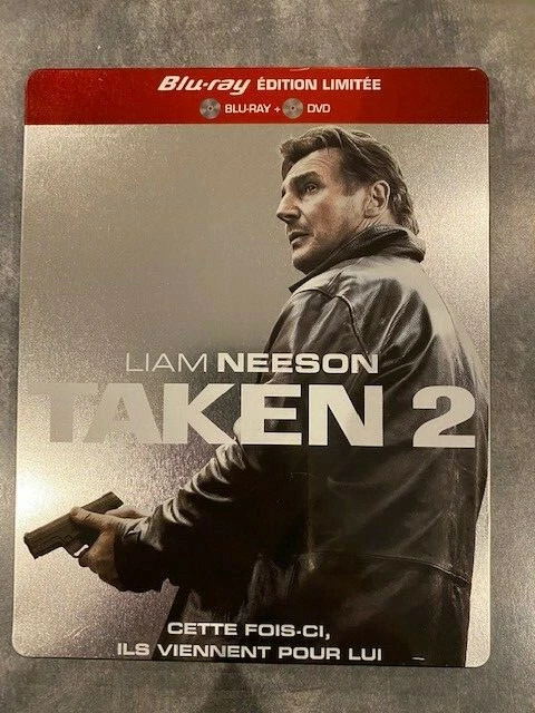 TAKEN 2 film avec LIAM NEESON en STEELBOOK COLLECTOR BLU RAY Zone B + DVD