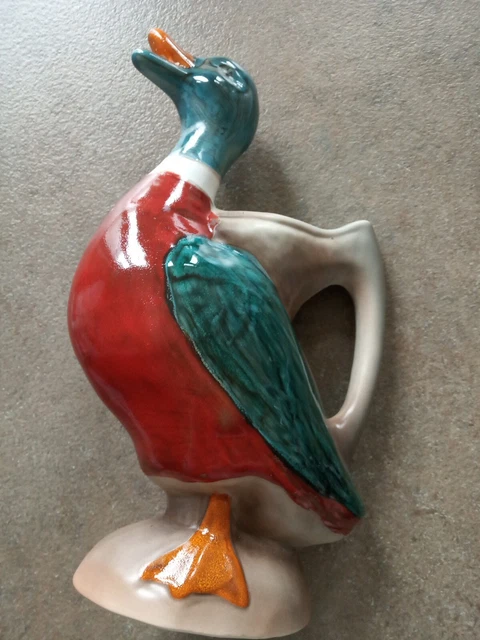 Pichet canard Barbotine