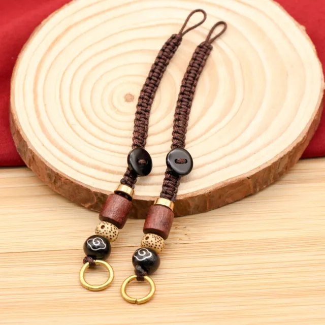 Lanyard Braided Rope Keychain DIY Xiangyun Rope Keyring Sandalwood Rope Penda Bh