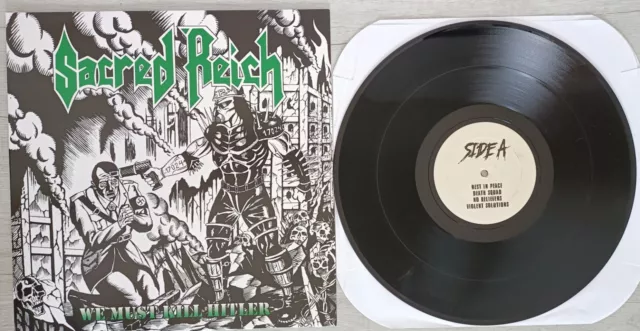 Sacred Reich - We Must Kill Hitler Live 1987 Vinyl Lp New Ignorance Death Squad