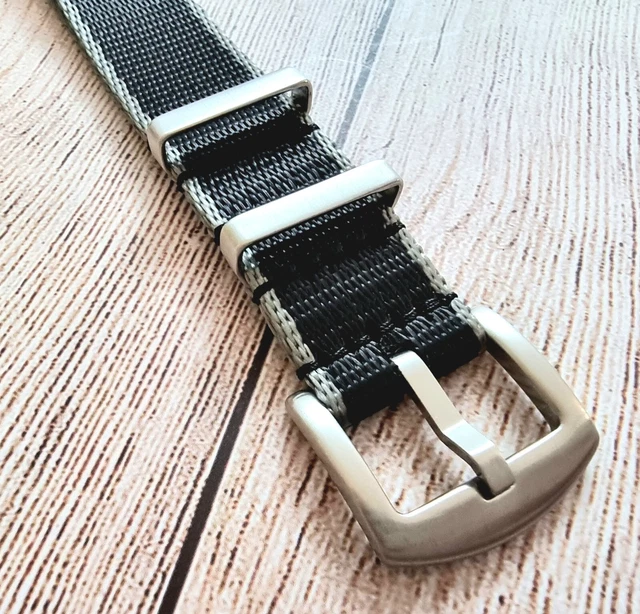 Cinturino Orologio NATO In Nylon G10 - Militare James Bond, 20mm/22mm, Vari Colori