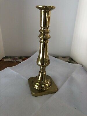 Virginia Metalcrafters 9" Heavy Brass Candlestick, Signed Harvin, #3001