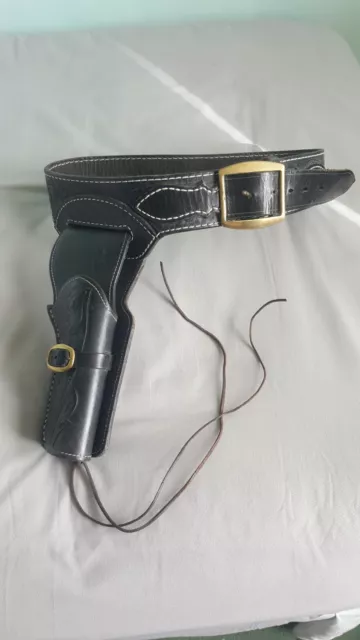 Genuine Laether Holster Cowboy Gun Belt