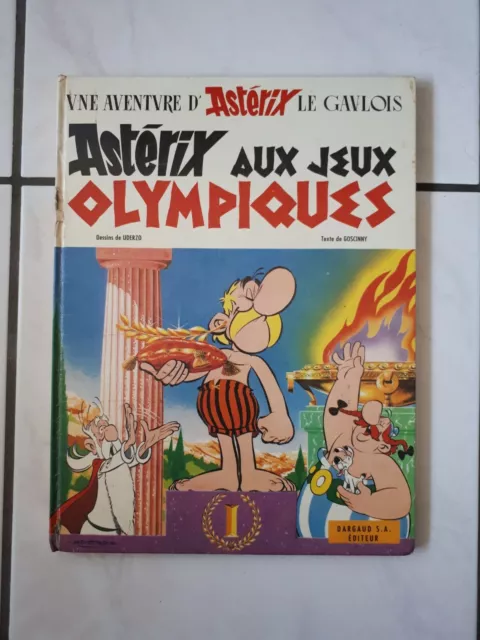 BD Asterix Aux Jeux Olympiques - Edition Originale Eo 1968 (anomalie intérieure)