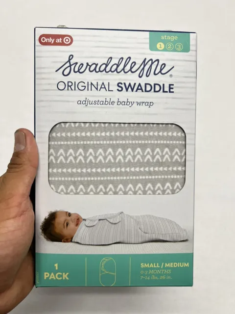 Swaddle Me Original Baby Wrap Swaddle - STAGE 1 - 0-3 MONTHS - 7-14lbs / 26"