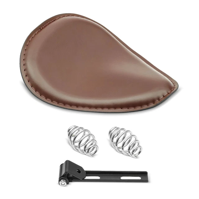 Ressorts De Selle Pour Moto Bobber - Kit De Support En Acier Inoxydable Noir - Remplacement De Ressorts De Siège