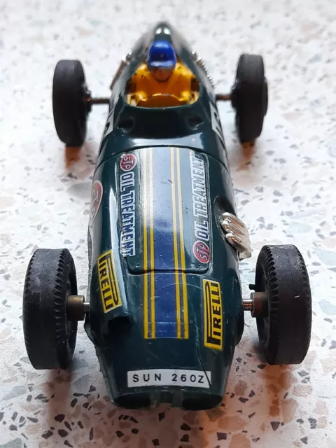 Vintage Scalextric 1960s car B.R.M. MM/C89, green.