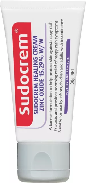 SUDOCREM - Healing Cream | Soothes & Protects against Nappy Rash | 30G